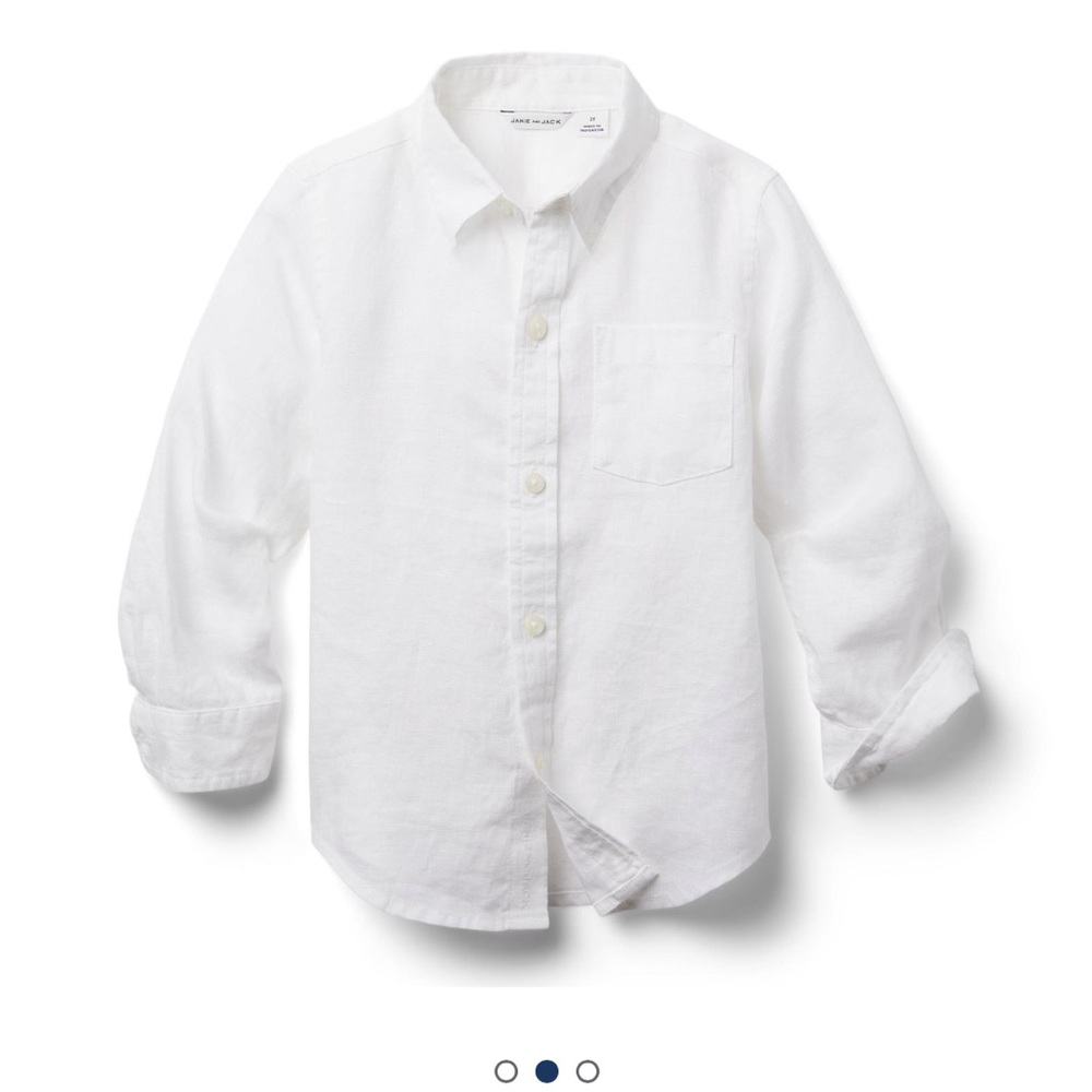 Janie and Jack Linen Dress Pant and Shirt